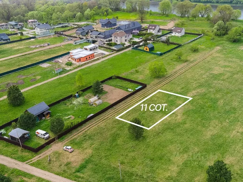 Участок в Калужская область, Таруса ул. Ивана Бодрова (11.0 сот.) - Фото 0