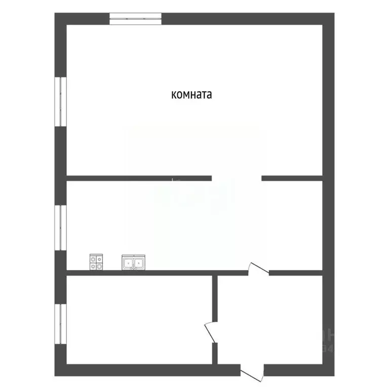 Дом в Тюменская область, с. Нижняя Тавда ул. Степная (31 м) - Фото 2