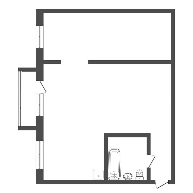2-комнатная квартира: Красноярск, Высотная улица, 23 (43.6 м) - Фото 1