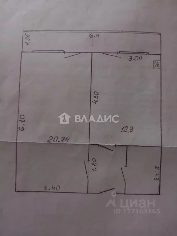 Квартира, 1 комната, 40 м - Фото 0