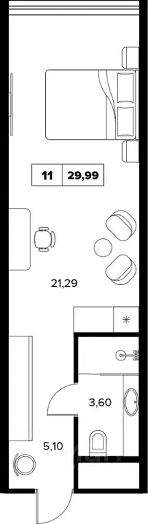 1-к кв. Краснодарский край, Сочи Культурное Уч-Дере мкр, ул. Семашко, ... - Фото 1