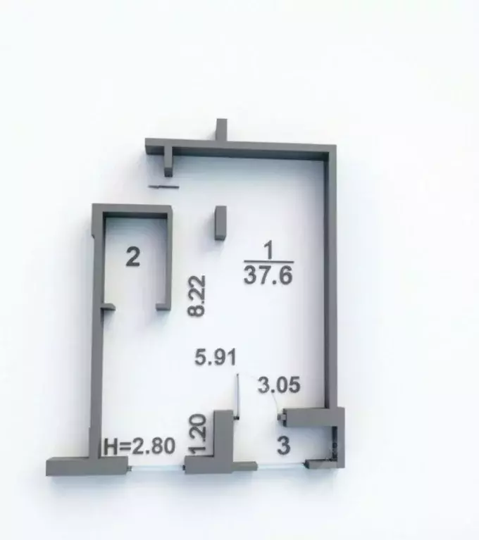 1-к кв. Московская область, Сергиев Посад Инженерная ул., 21 (43.2 м) - Фото 2