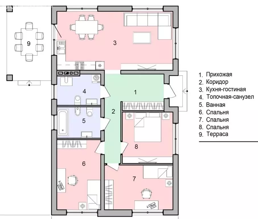 Дом в городской округ Томск, деревня Эушта, Совхозная улица, 6 (70 м) - Фото 1