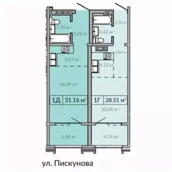 1-к кв. Иркутская область, Иркутск Байкальская ул., 91 (30.88 м) - Фото 0