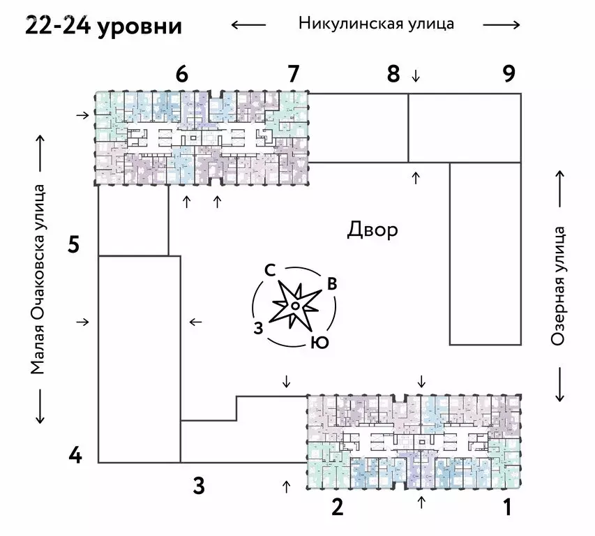 2-комнатная квартира: Москва, жилой комплекс Страна Озёрная (42.9 м) - Фото 1