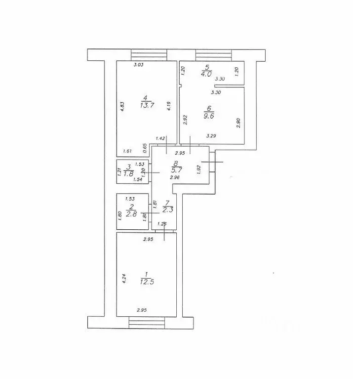 2-к кв. Татарстан, Казань ул. Умырзая, 10 (52.4 м) - Фото 2