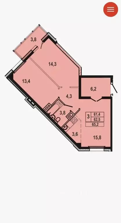 3-к кв. Иркутская область, Иркутск Ново-Ленино мкр, Территория 1-й ... - Фото 1