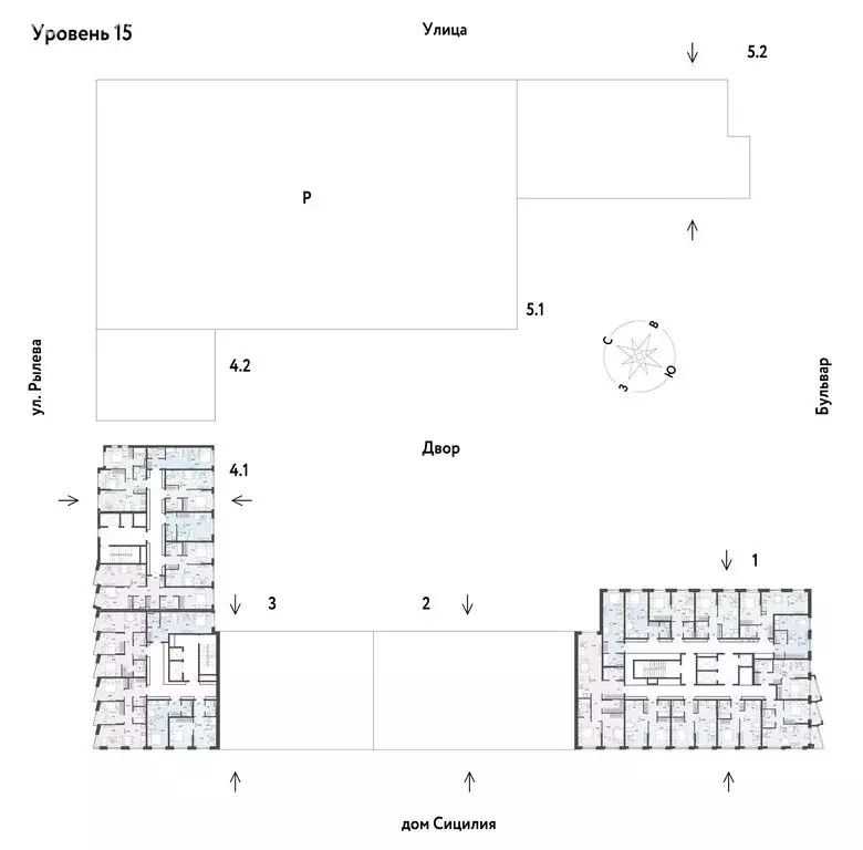 3-комнатная квартира: Тюмень, микрорайон ДОК (57.71 м) - Фото 1