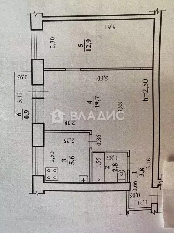 2-к кв. Забайкальский край, Чита ул. Токмакова, 17А (44.8 м) - Фото 1