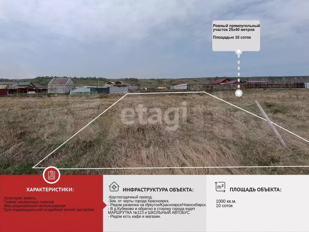 Участок 10 сот. (ИЖС) - Фото 0