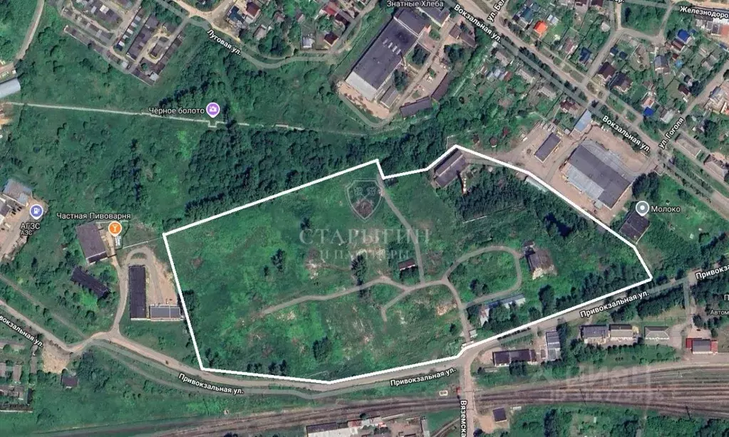 Участок в Тверская область, Ржев Привокзальная ул., 2 (892.0 сот.) - Фото 0