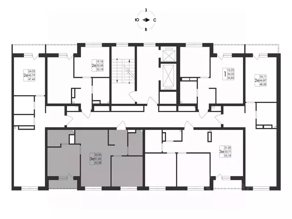 3-к кв. Воронежская область, Воронеж Первое Мая мкр, Май жилой ... - Фото 2