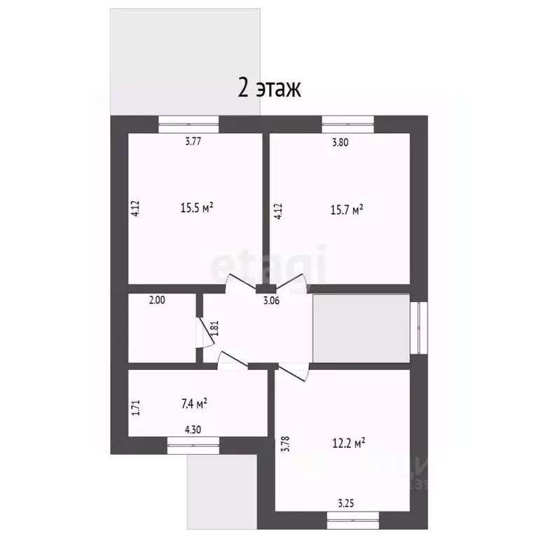 Дом в Тюменская область, Тюменский муниципальный округ, пос. ... - Фото 2