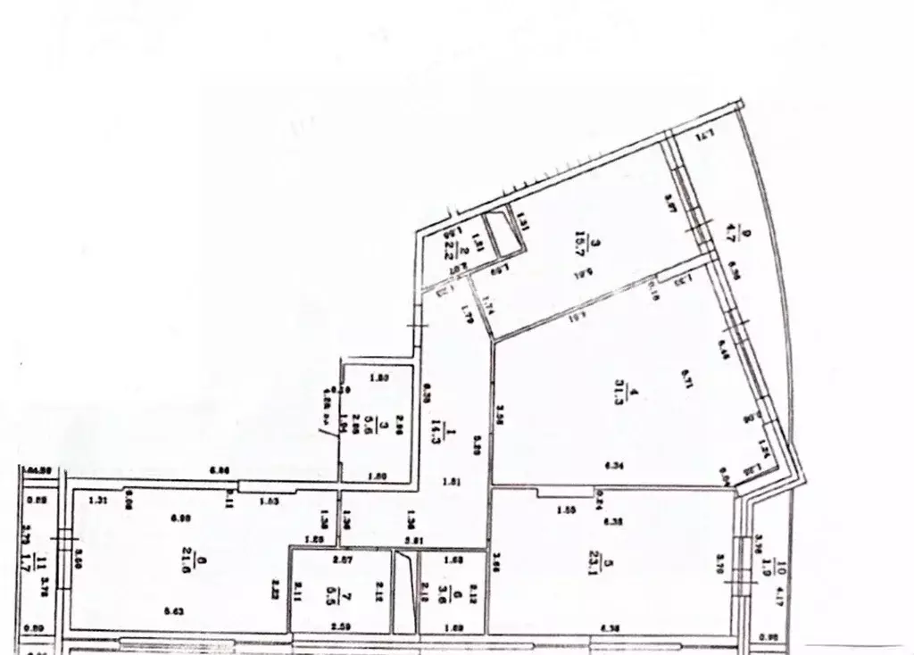 3-к кв. Татарстан, Казань Чистопольская ул., 86/10 (124.0 м) - Фото 2