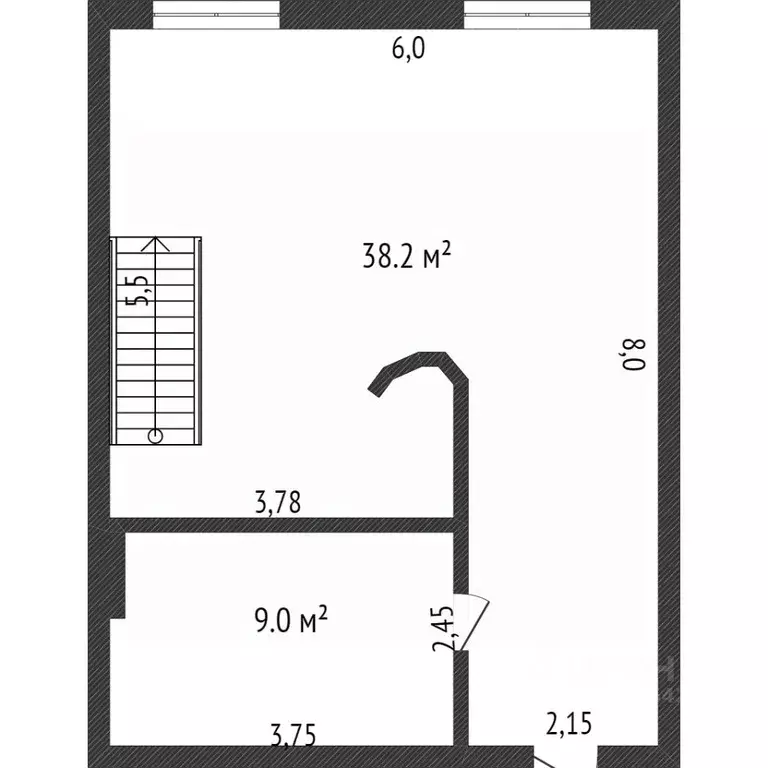 2-к кв. Кемеровская область, Кемерово Щегловский пер., 10а (71.3 м) - Фото 2
