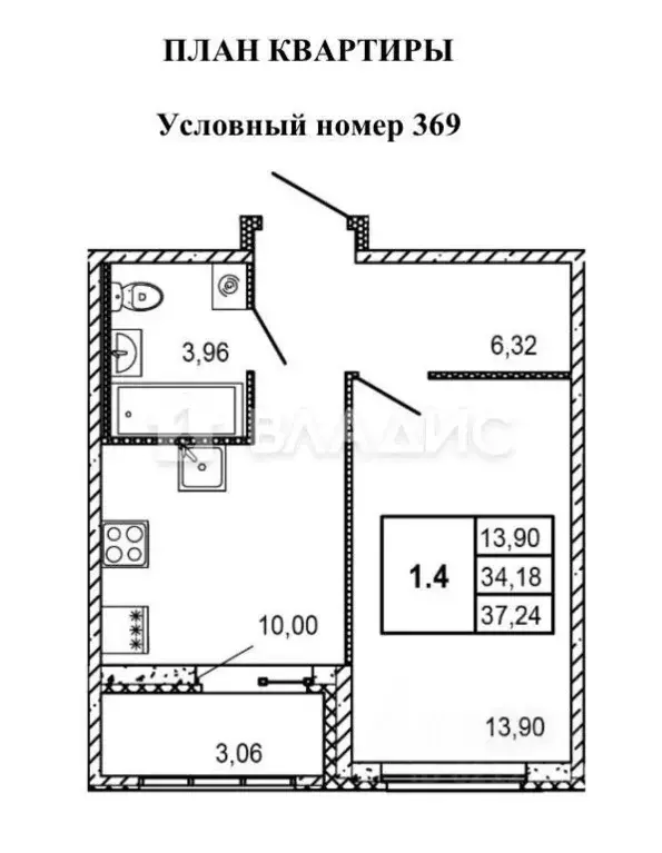 1-к кв. Ленинградская область, Мурино Всеволожский район, ул. Шоссе в ... - Фото 1