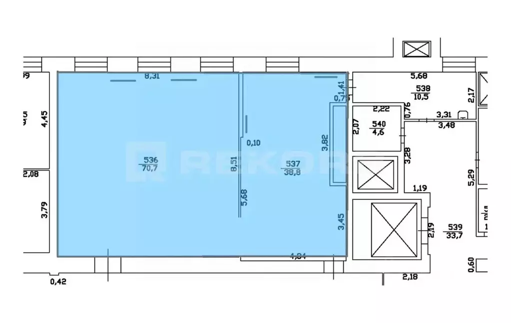 Офис в Санкт-Петербург Шпалерная ул., 51 (109 м) - Фото 1