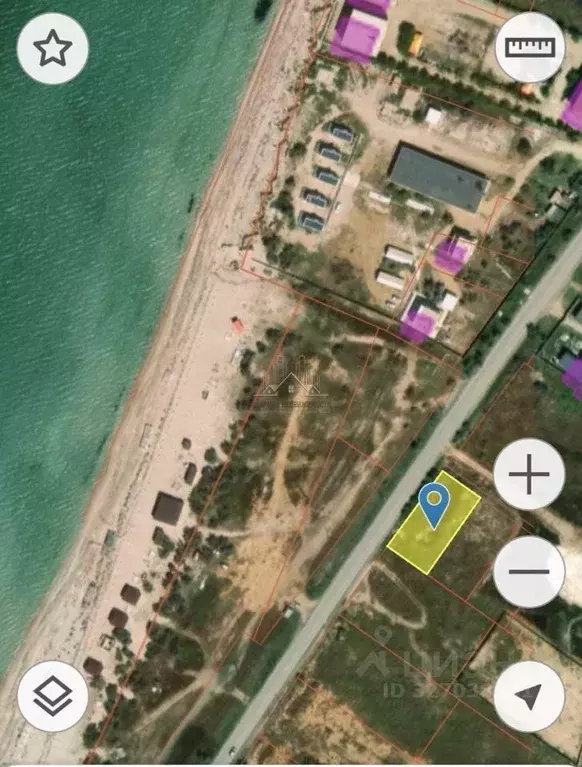 Участок в Крым, Черноморский район, с. Межводное ш. Черноморское (10.0 ... - Фото 1