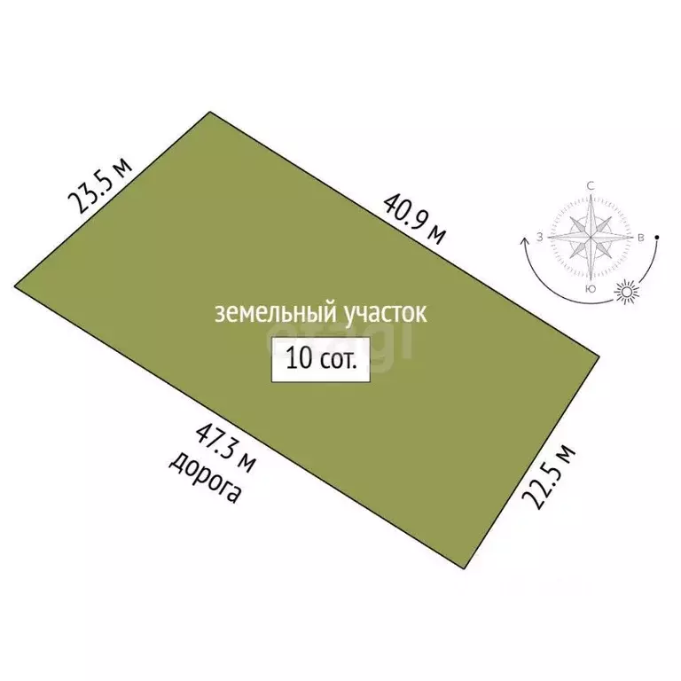 Участок в Крым, Симферопольский район, Трудовское с/пос, с. ... - Фото 2