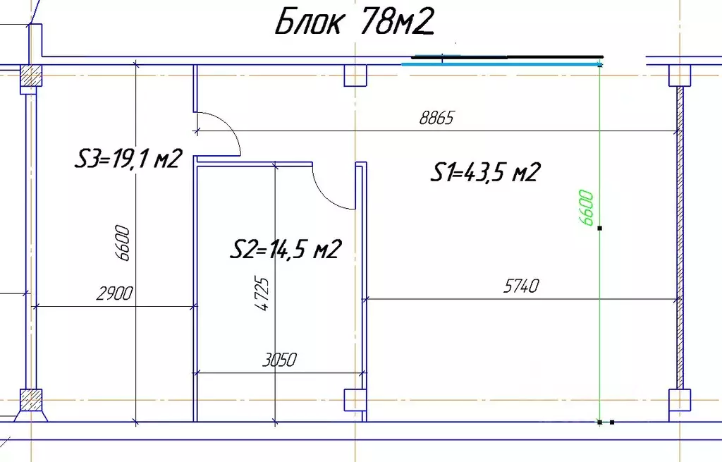 Офис в Москва Выборгская ул., 16С1 (78 м) - Фото 1