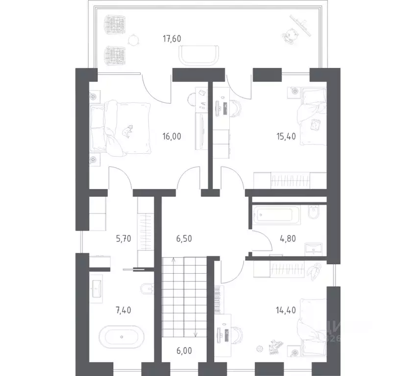 Дом в Тверская область, Калининский муниципальный округ, Порт Эмм ... - Фото 2