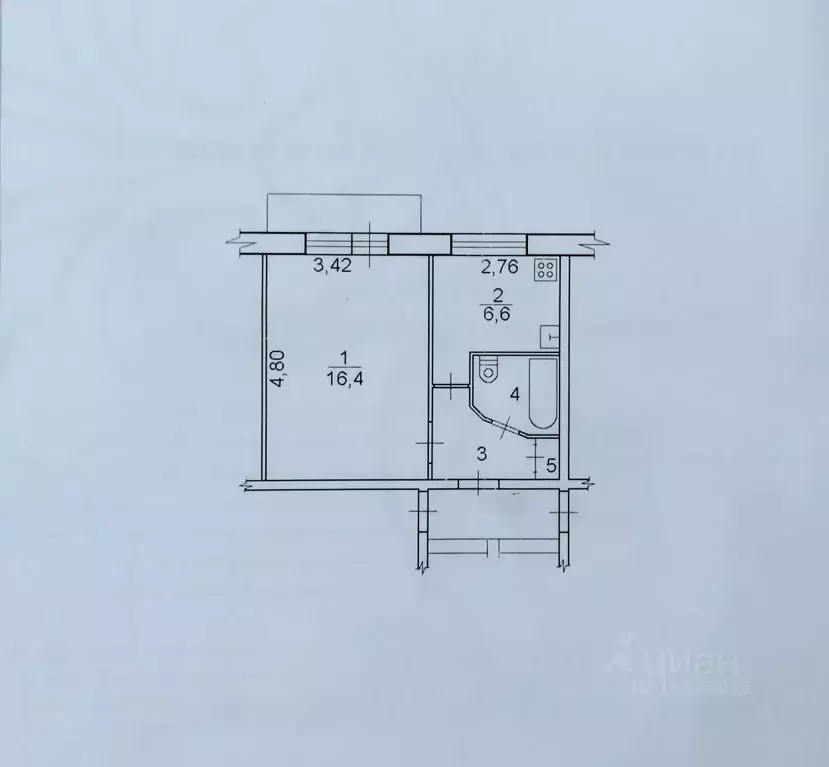 1-к кв. Ханты-Мансийский АО, Нижневартовск ул. Маршала Жукова, 22 ... - Фото 0