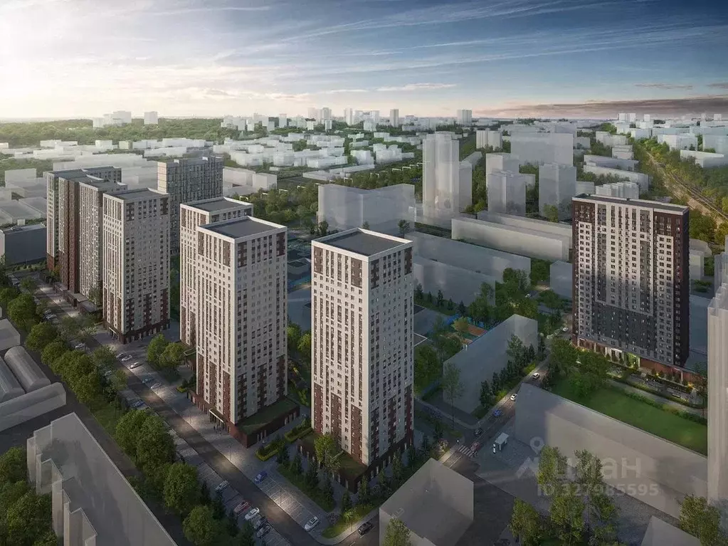 2-к кв. Московская область, Одинцово Можайское ш., К2 (57.1 м) - Фото 1