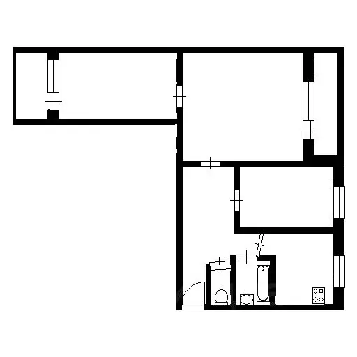 3-к кв. Санкт-Петербург просп. Художников, 5К1 (60.0 м) - Фото 1
