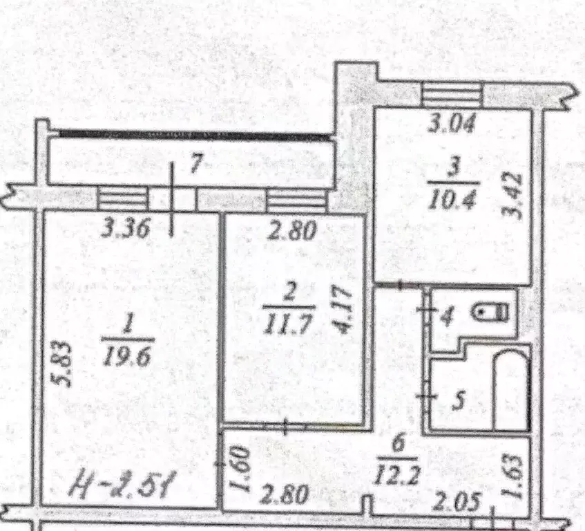 2-к кв. Ямало-Ненецкий АО, Салехард Совхозная ул., 15 (61.1 м) - Фото 0