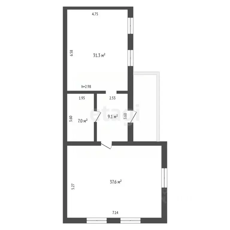 Дом в Ростовская область, Аксай Западная ул. (124 м) - Фото 2