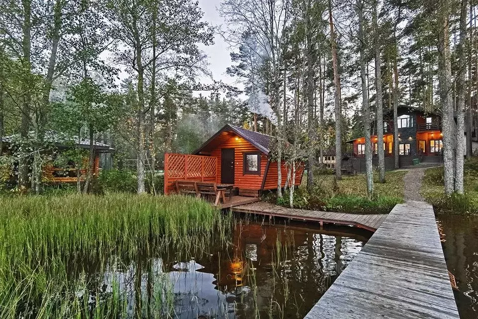 Дом в Ленинградская область, Приозерский район, пос. Сосново  (230 м) - Фото 1