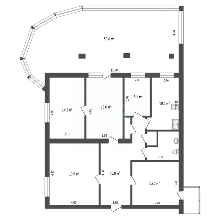 4-к кв. Московская область, Коломна ул. Октябрьской Революции, 368 ... - Фото 1