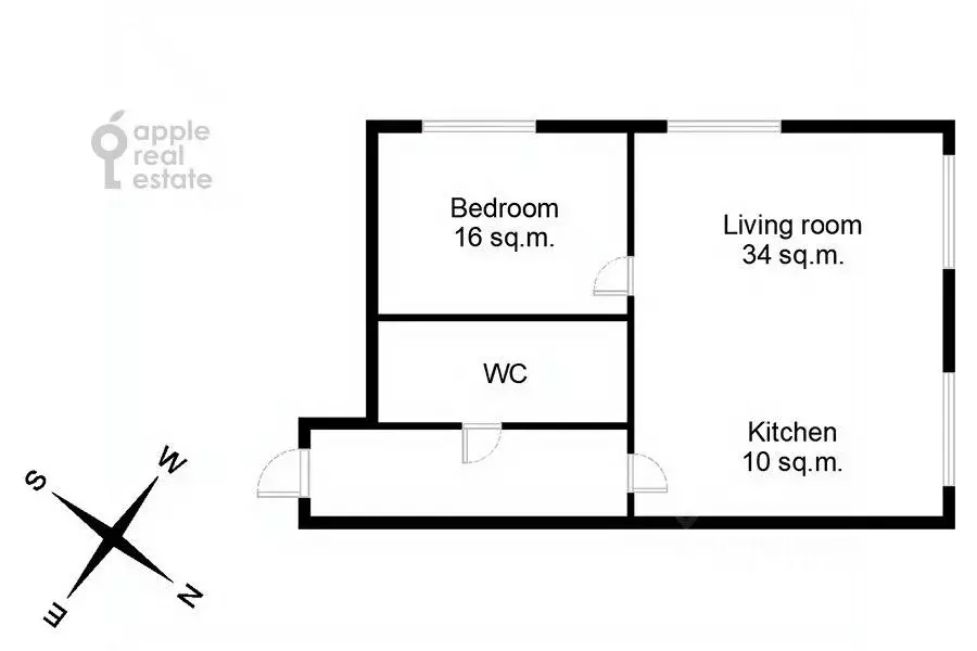 2-к кв. Москва ул. Станиславского, 11 (70.0 м) - Фото 2