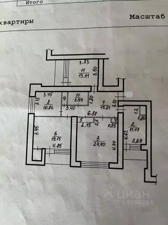 4-к кв. Белгородская область, Старый Оскол Жукова мкр, 17 (108.0 м) - Фото 1