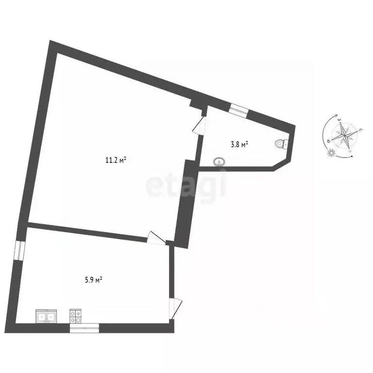 Дом в Крым, Ялта ул. Войкова, 15 (72 м) - Фото 2