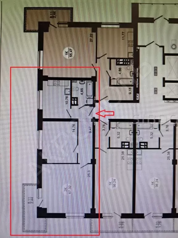 Продаётся 3-к квартира, 87 м - Фото 1