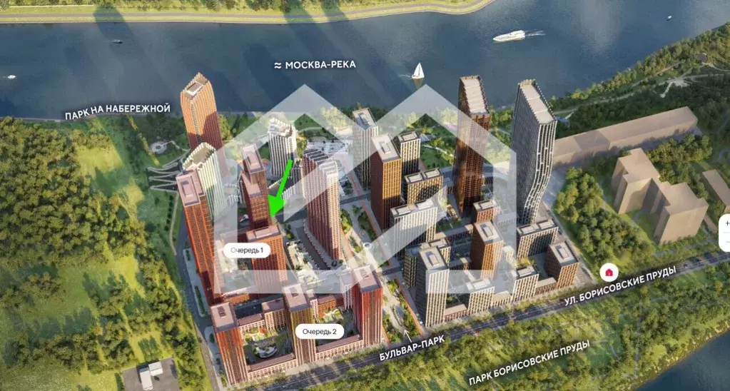 Торговая площадь в Москва Вейв жилой комплекс, 3 (53 м) - Фото 1