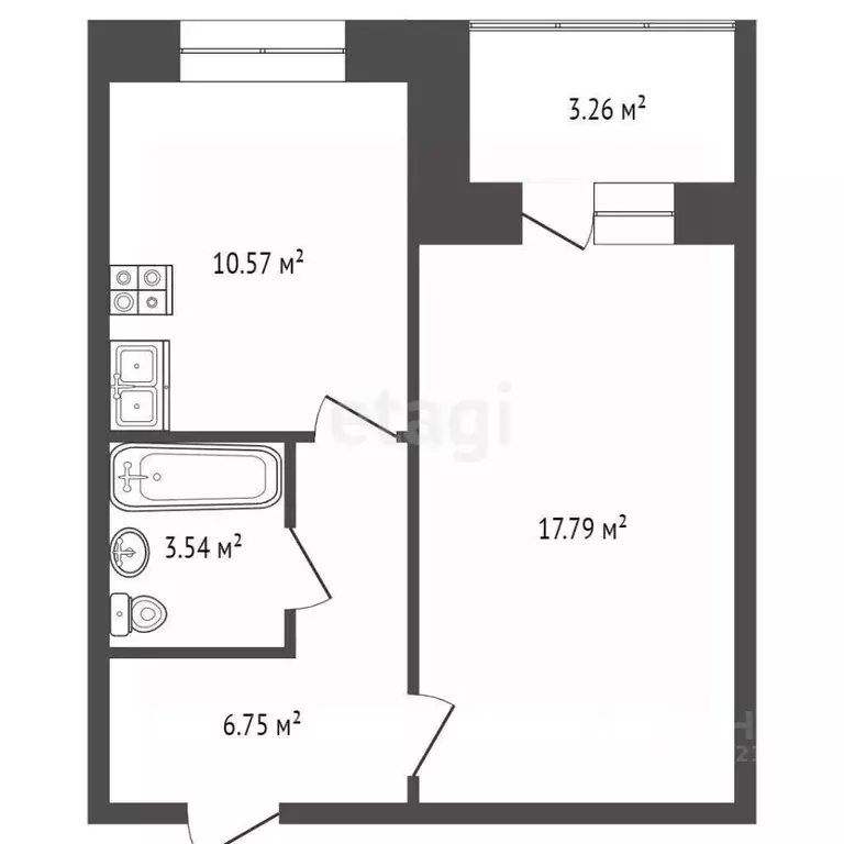 1-к кв. Марий Эл, Йошкар-Ола Медицинская ул., 11 (38.6 м) - Фото 1