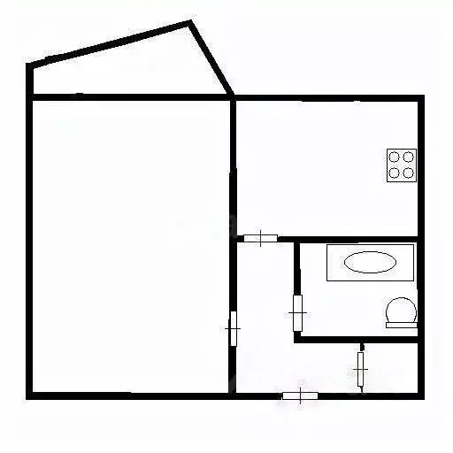1-к кв. Белгородская область, Старый Оскол Олимпийский мкр, 1 (36.9 м) - Фото 2