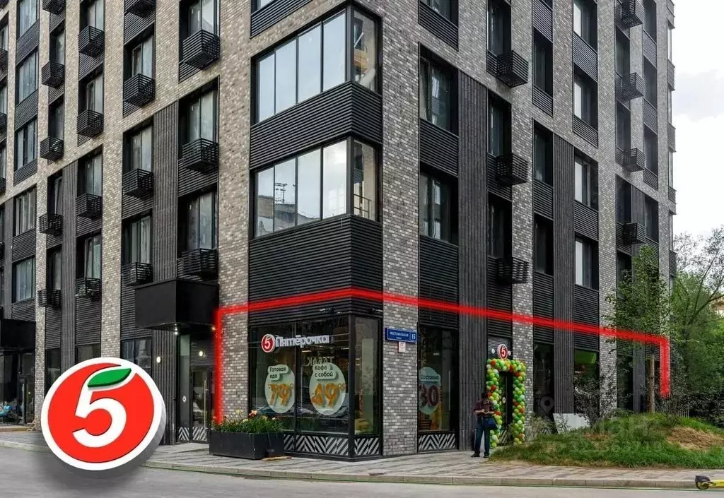 Помещение свободного назначения в Москва Фестивальная ул., 15к6 (622 ... - Фото 1