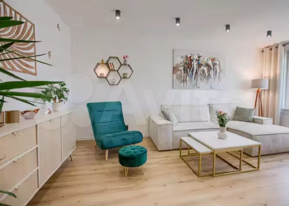1-к. квартира, 39 м, 6/9 эт. - Фото 1