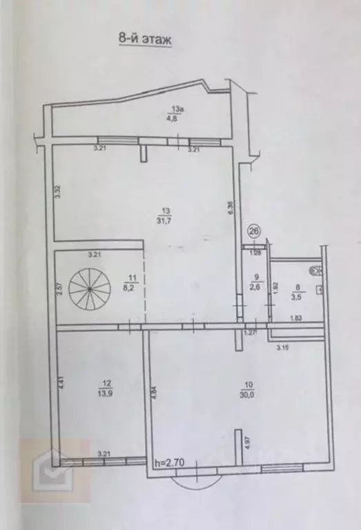 6-к кв. Крым, Евпатория ул. Демышева, 127А (169.6 м) - Фото 0
