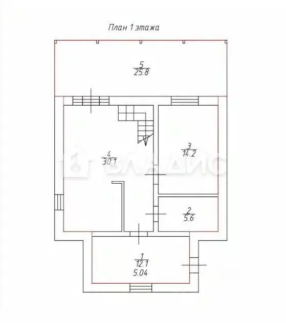 Дом в Калужская область, с. Совхоз Боровский ул. Мира, 2А (146 м) - Фото 2