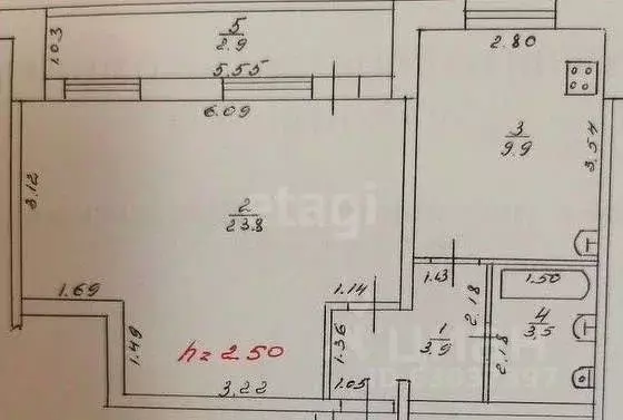 1-к кв. Краснодарский край, Горячий Ключ ул. Ярославского, 104а (44.1 ... - Фото 0