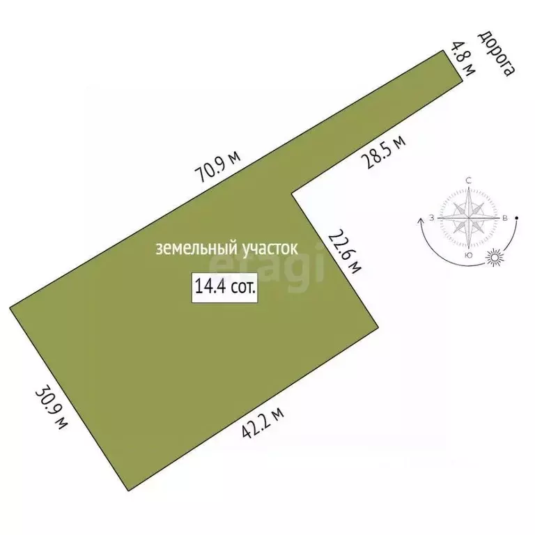 Участок в Ростовская область, Родионово-Несветайский район, Волошино ... - Фото 1