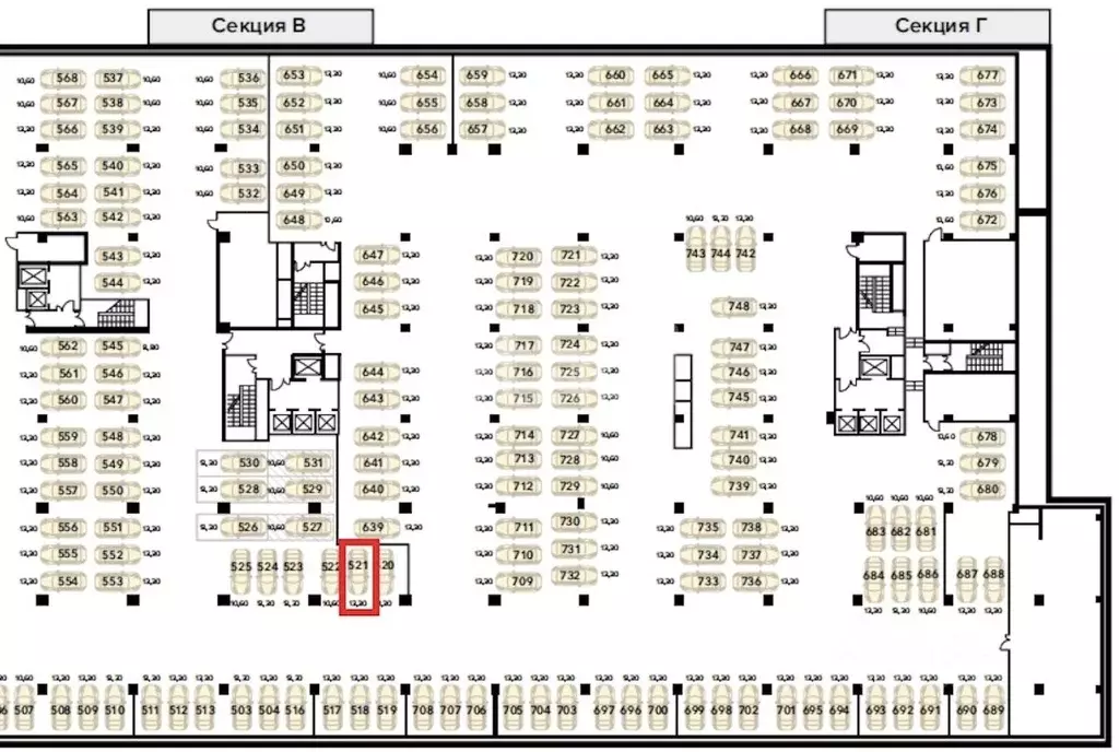 Гараж в Москва бул. Братьев Весниных, 2 (13 м) - Фото 2