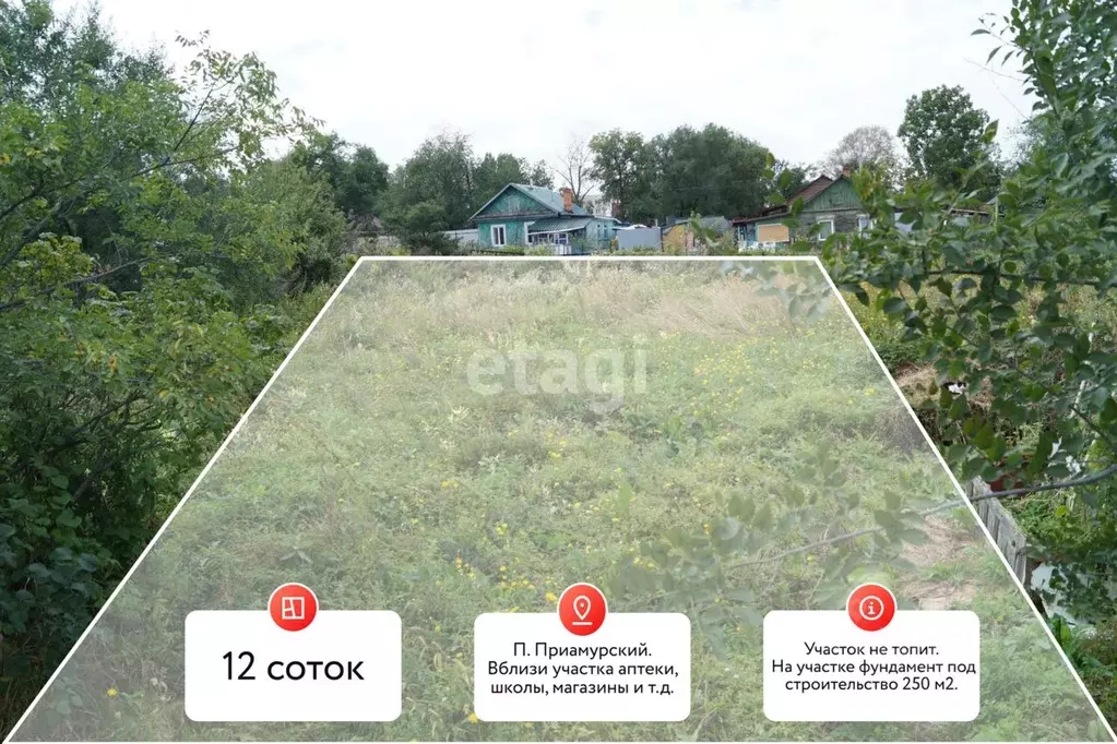 Участок в Еврейская автономная область, Смидовичский район, пос. ... - Фото 1