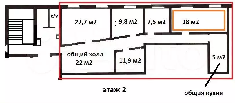 Свободного назначения, 18 м - Фото 0