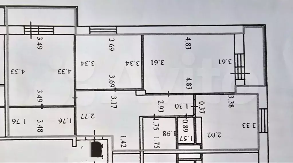 3-к. квартира, 81 м, 5/17 эт. - Фото 0
