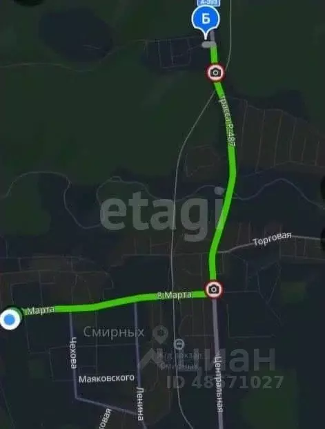 Участок в Сахалинская область, Смирных пгт ул. Заречная (50.0 сот.) - Фото 1